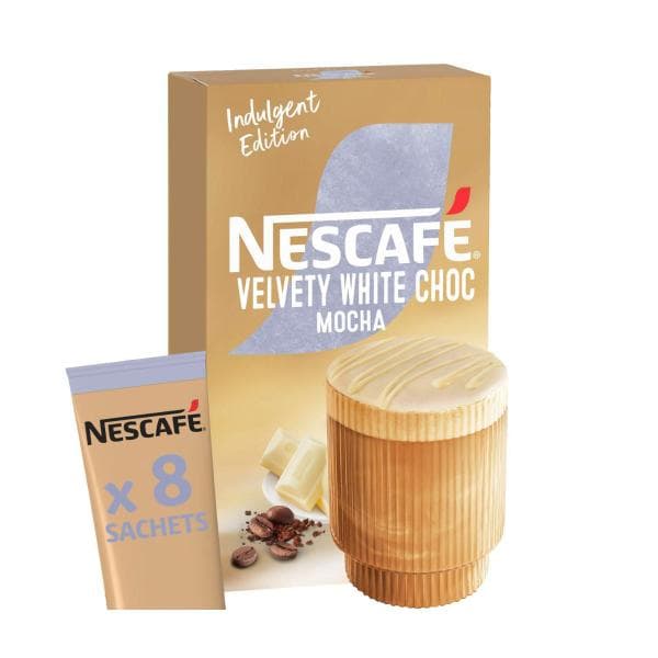 Nescafe White Choc Mocha Coffee Sachets | 8 Pack