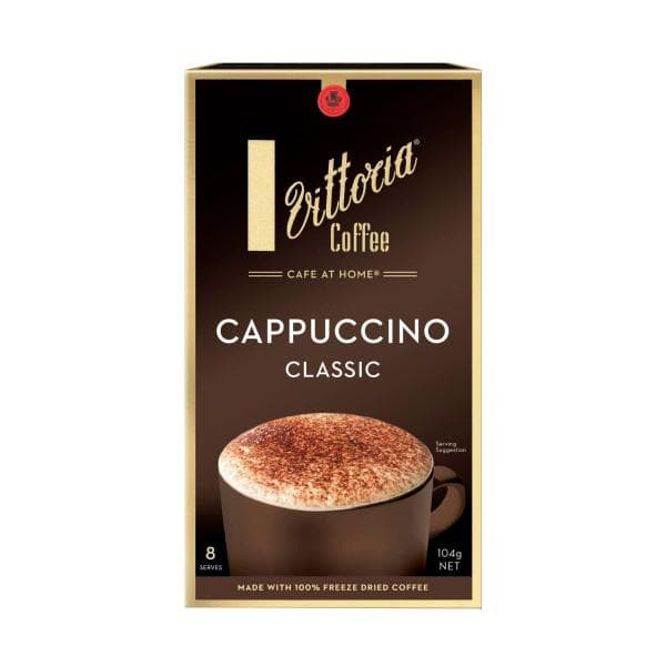 Vittoria Cappuccino Coffee Sachets | 8 Pack