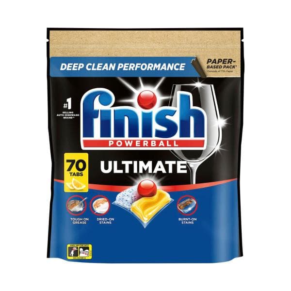 Finish Ultimate Dishwashing Tablets Lemon | 70 Pack