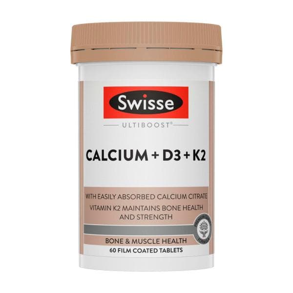 Swisse Ub Calcium + D3 + K2 | 60 Pack