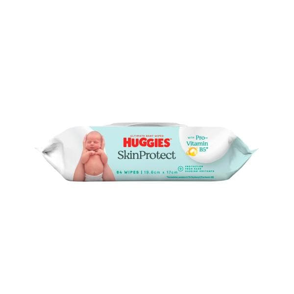 Huggies Ultimate Skin Protect Wipes | 64 Pack