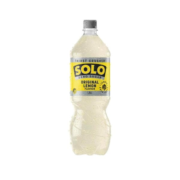 Solo Zero Sugar Original Lemon Soft Drink | 1.25L