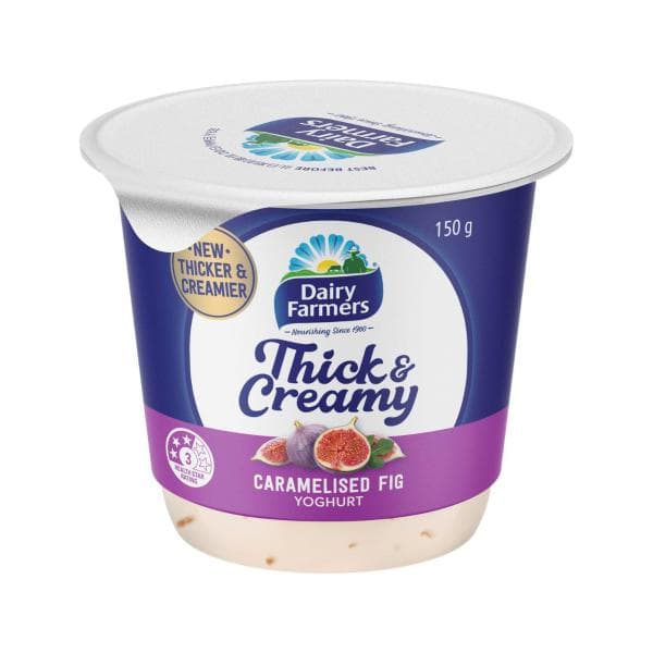 Dairy Farmers Thick & Creamy Caramelised Fig Yoghurt | 150g
