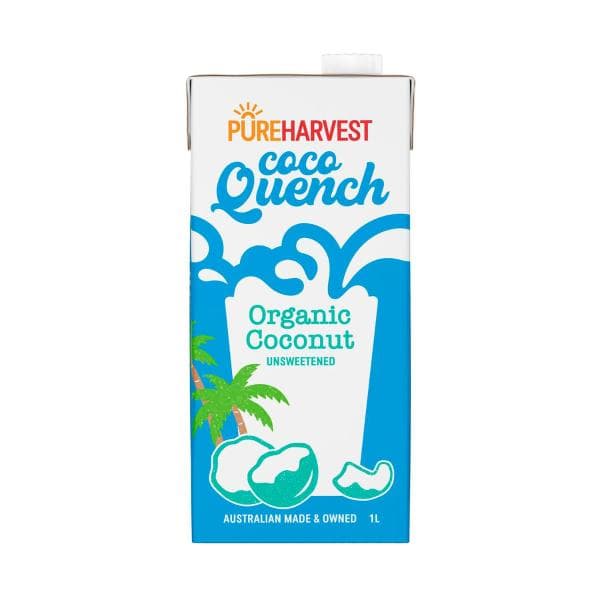 Pureharvest Coco Quench Organic Coconut Unsweetened Long Life Milk Uht | 1L