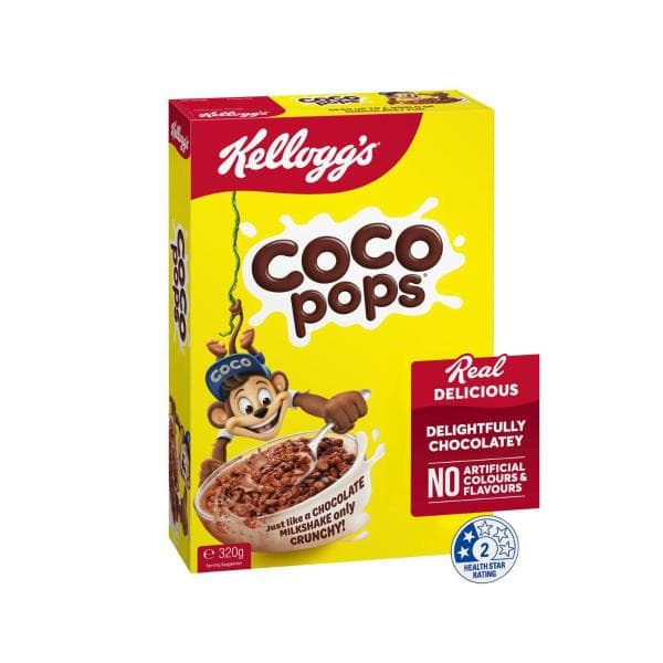Kellogg's Coco Pops Chocolatey Breakfast Cereal | 320g
