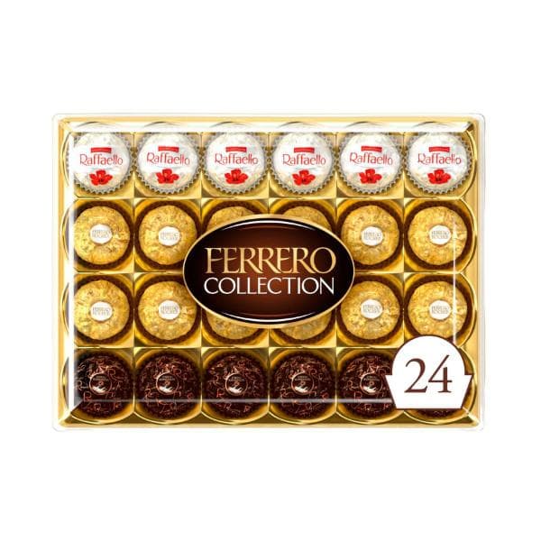 Ferrero Collection  Rocher Raffaello Rondnoir Chocolate Gift Box 24 Pack | 269g