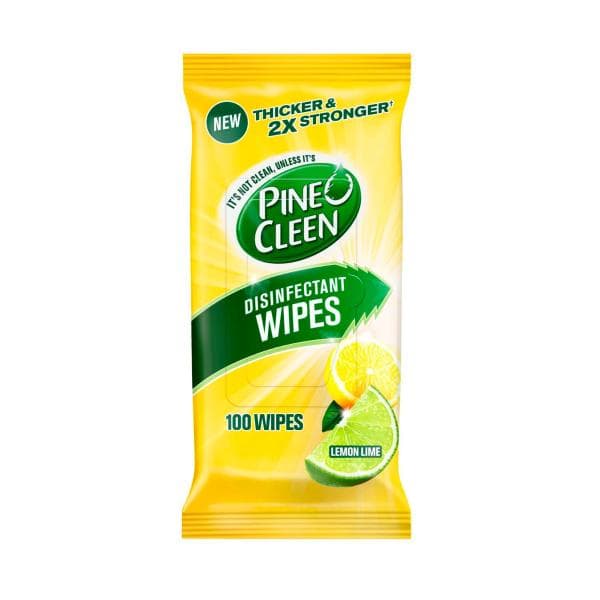 Pine O Cleen Disinfectant Cleaning Wipes Lemon | 100 Pack