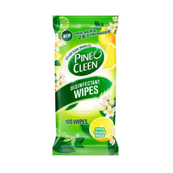 Pine O Cleen Scentsations Disinfectant Cleaning Wipes Spring Orchard Breeze | 100 Pack