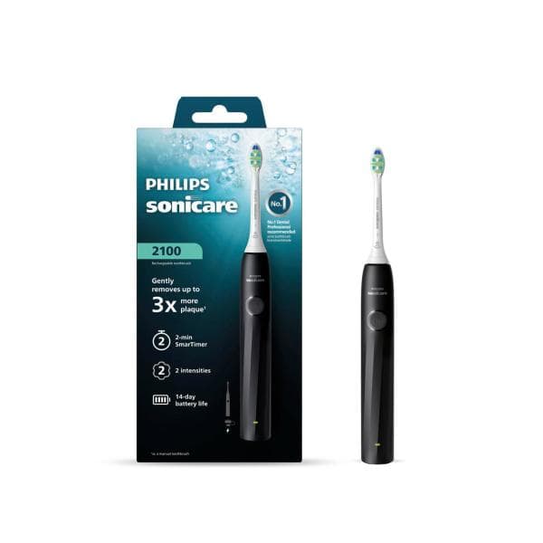 Philips Sonicare Electric Toothbrush Series 2100 Black | 1 Pack