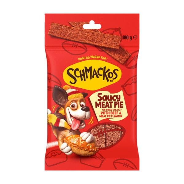 Schmackos Strapz Meat Pie Dog Treats | 180g