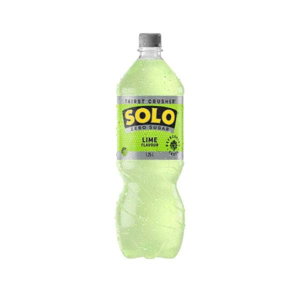 Solo Zero Sugar Lime Soft Drink | 1.25L