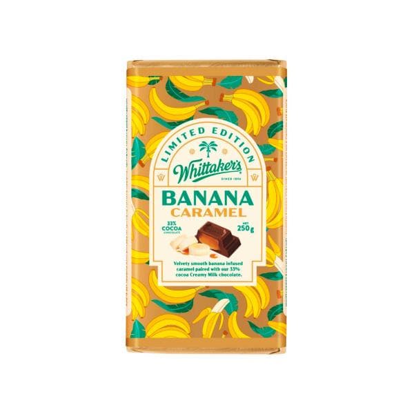 Whittakers Block Chocolate Banana Caramel | 250g