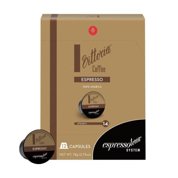Vittoria Espressotoria Espresso Coffee Capsules 12 Pack | 78g
