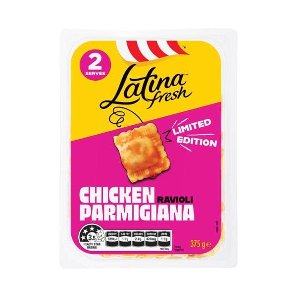 Latina Fresh Limited Edition Chicken Parmigiana Ravioli | 375g