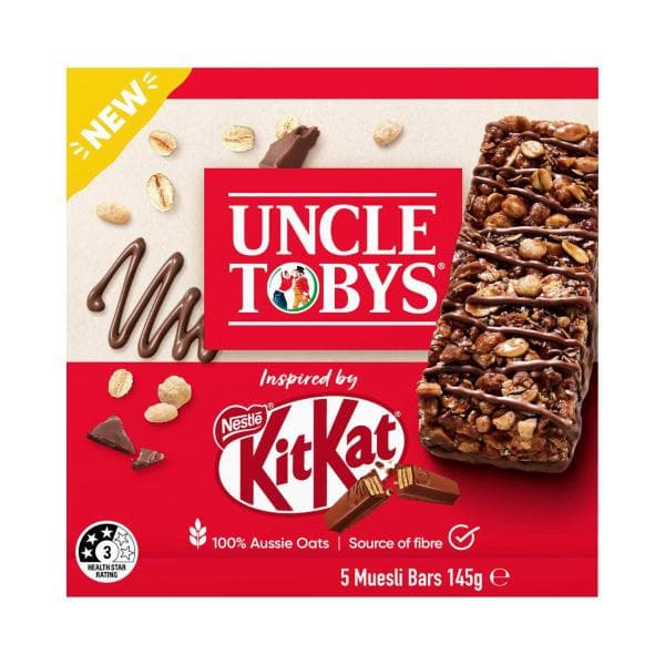 Uncle Tobys Kit Kat Muesli Bar | 145g