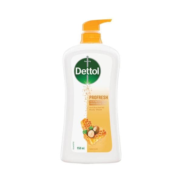 Dettol Profresh Shower Gel Body Wash Milk &honey | 950mL
