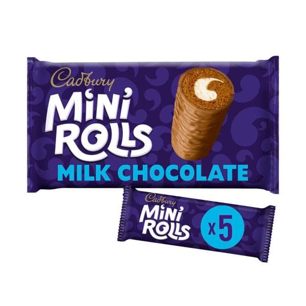 Cadbury Mini Rolls Chocolate 5 Pack | 115g