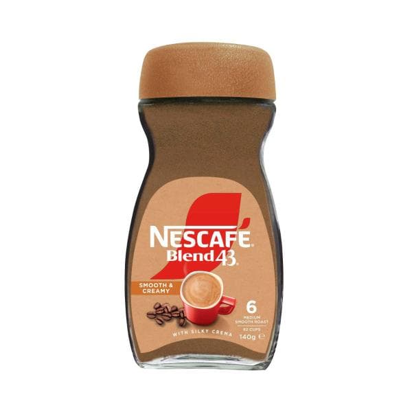 Nescafe Blend 43 Smooth & Creamy Instant Coffee | 140g
