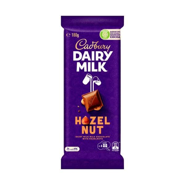 Cadbury Dairy Milk Hazelnut Chocolate Block | 180g