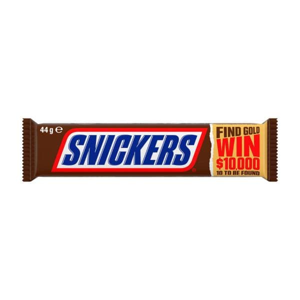 Snickers Milk Chocolate Bar Peanuts Caramel | 44g