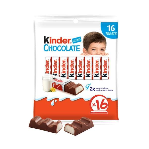 Kinder Choc Little Ones Share Pack 16 Pack | 200g