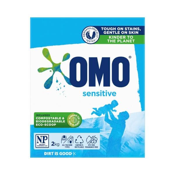 OMO Laundry Detergent Washing Powder Sensitive | 2Kg