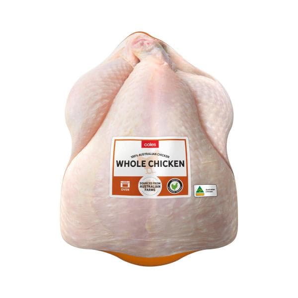 Coles RSPCA Approved Medium Whole Chicken | approx. 1.65kg