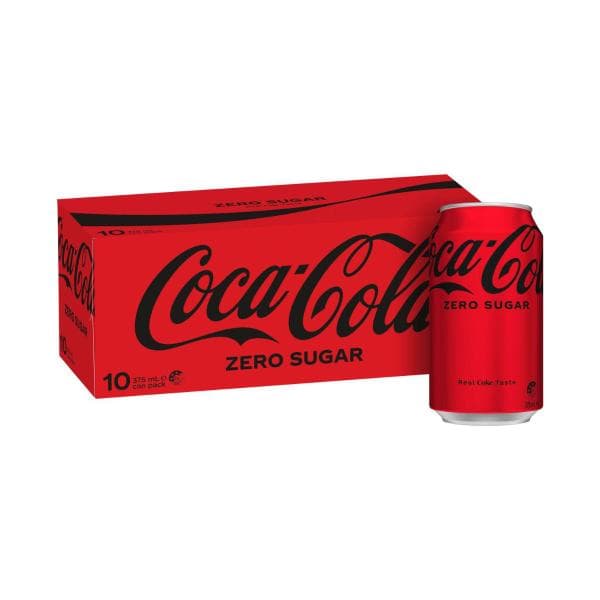Coca-Cola Zero Sugar Coke 10x375ml | 3.75L