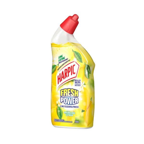 Harpic Fresh Power Sparkling Citrus Toilet Cleaner | 700mL