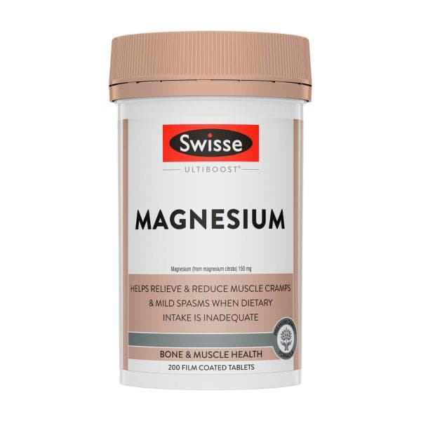Swisse Ultiboost Magnesium Tablets | 200 Pack