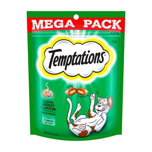 Temptations Cat Treats Seafood Medley Flavour | 180g