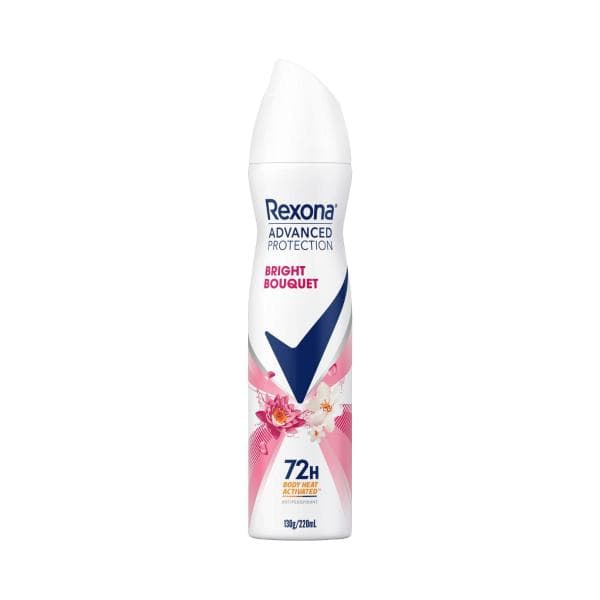 Rexona Women Deodorant 72hr Advanced Aerosol Bright Bouquet | 220mL