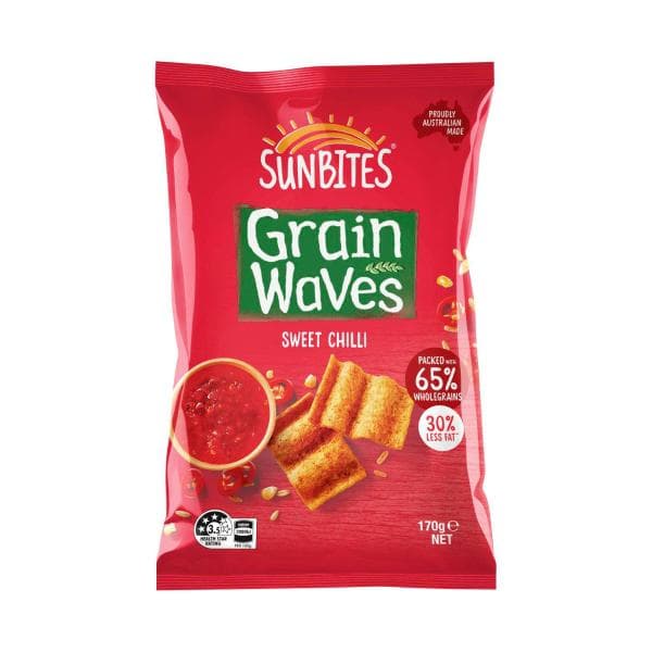 Sunbites Grain Waves Chips Sweet Chilli | 170g