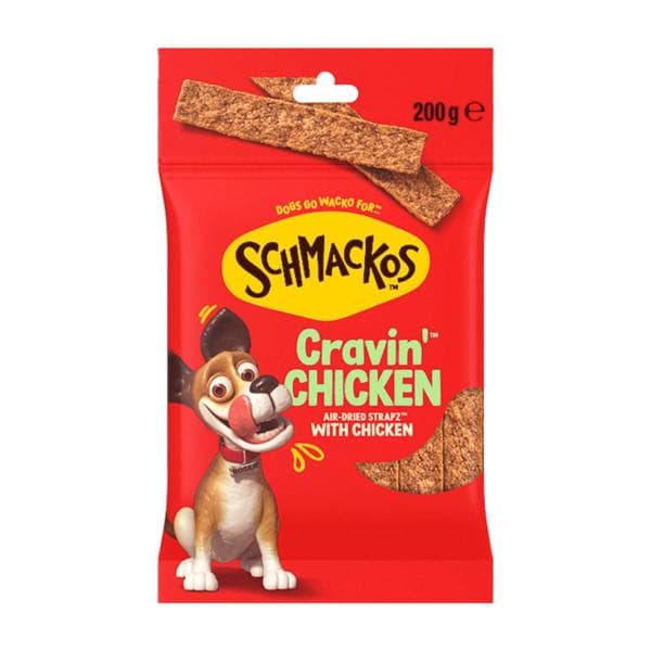 Schmackos Strapz Dog Treats With Chicken | 200g