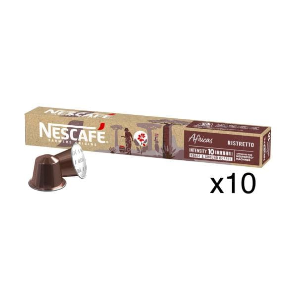 Nescafe Farmers Origins Africa Ristretto Coffee Capsules | 10 Pack