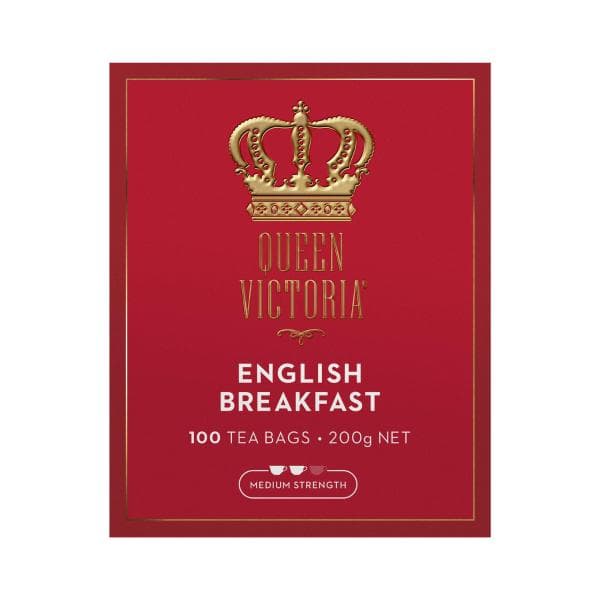 Queen Victoria English Breakfast Tea Bags | 100 pack
