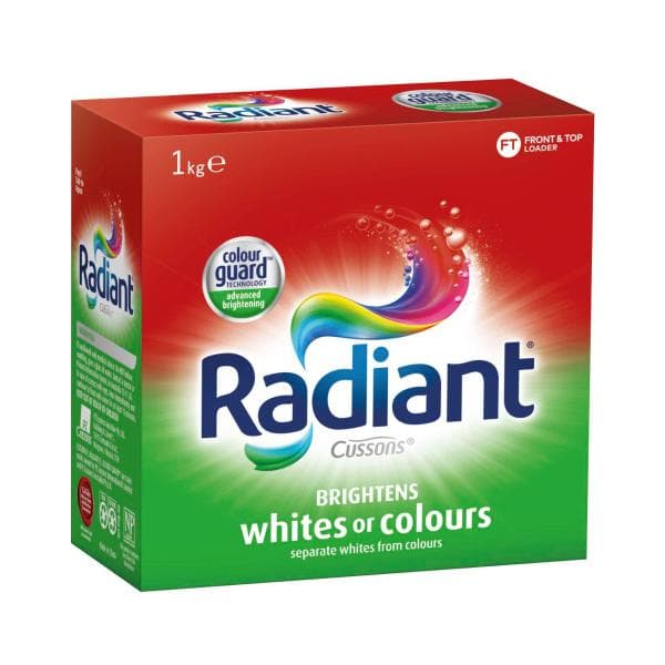 Radiant Whites Or Colours Laundry Powder Washing Detergent | 1kg