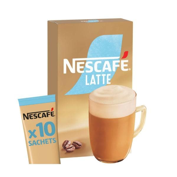 Nescafe Latte Coffee Sachets | 10 Pack