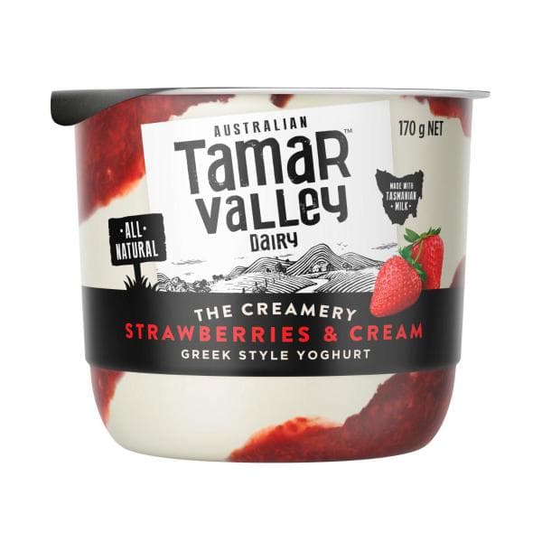 Tamar Valley The Creamery Yoghurt Strawberries & Cream | 170g