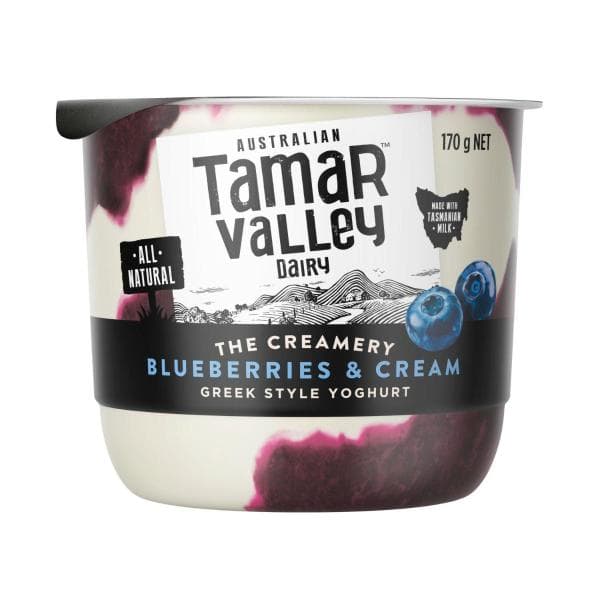 Tamar Valley The Creamery Yoghurt Blueberries & Cream | 170g
