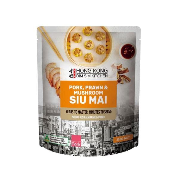 Hong Kong Dim Sim Kitchen Pork Prawn & Mushroom Siu Mai | 300g