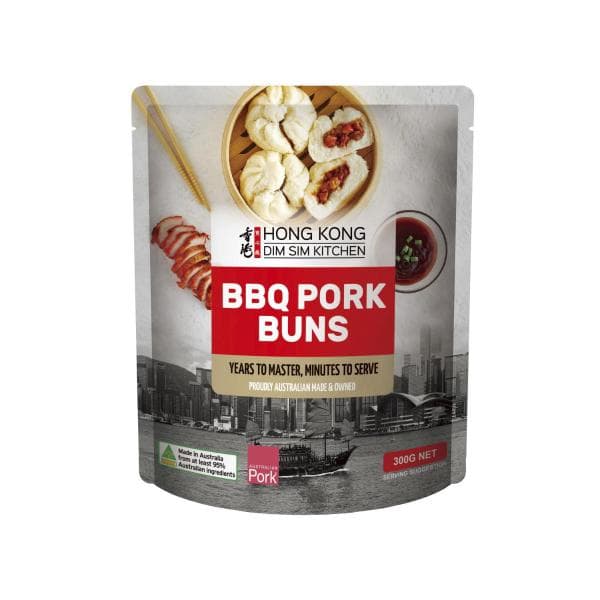 Hong Kong Dim Sim Kitchen BBQ Pork Buns | 300g