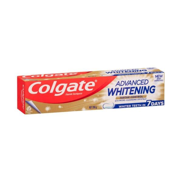 Colgate Advanced Whitening Toothpaste And Tartar Control | 200g