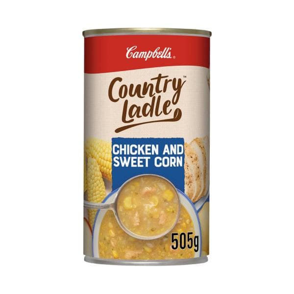Campbell's Country Ladle Soup Can Chicken & Sweet Corn | 505g