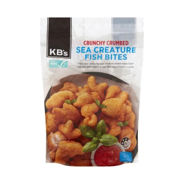 KB's Sea Creature Crumbed Fish Bites | 1kg