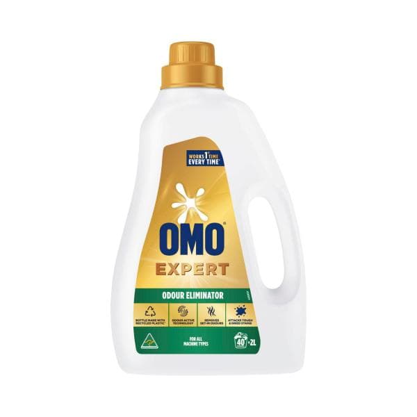 OMO Expert Odour Eliminator Laundry Liquid Detergent 40 Wash | 2L
