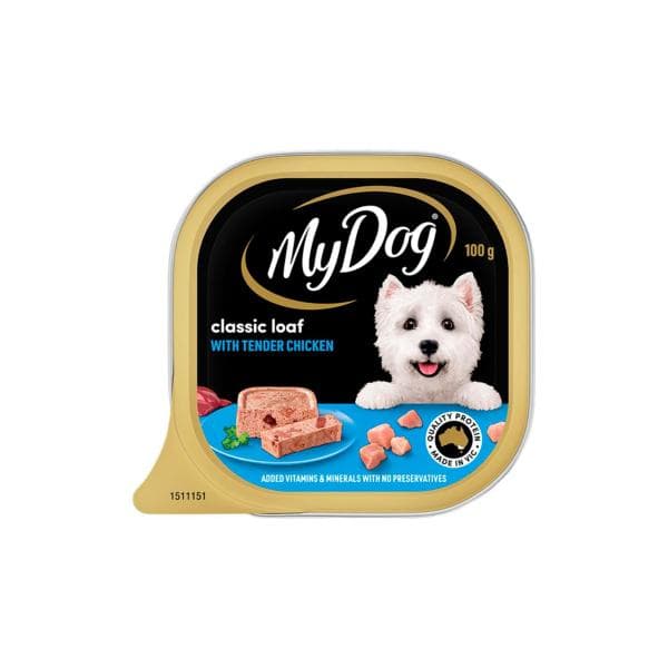 My Dog Adult Wet Dog Food Classic Loaf with Tender Chicken Tray | 100g