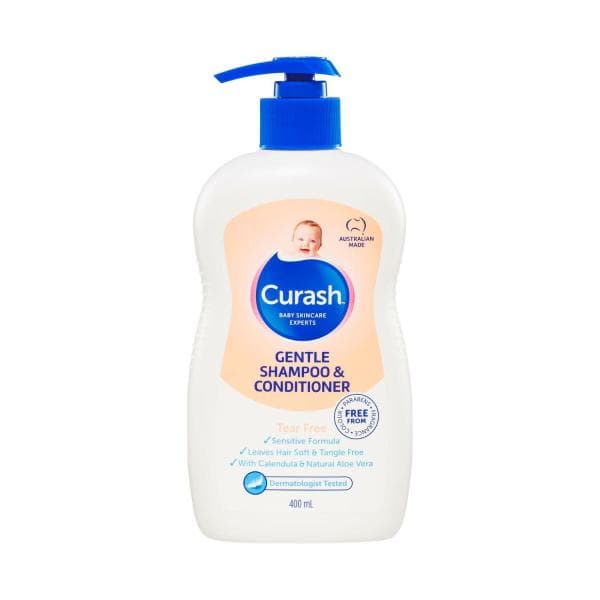 Curash Gentle Baby Shampoo & Conditioner Tear Free | 400mL