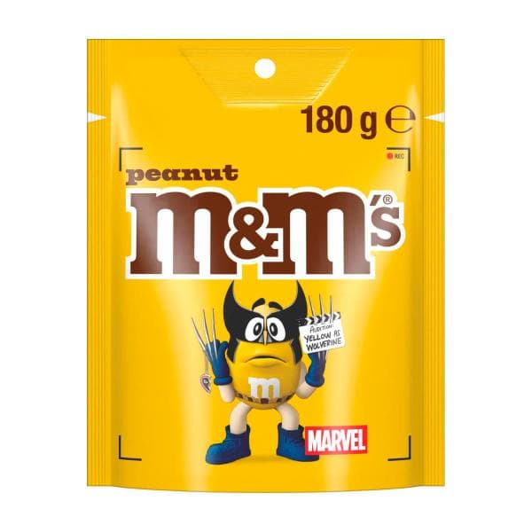 M&M's Peanut Milk Chocolate Snack & Share Bag | 180g