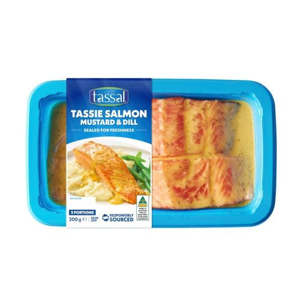 Tassal Salmon Portions Mustard And Dill | 300g